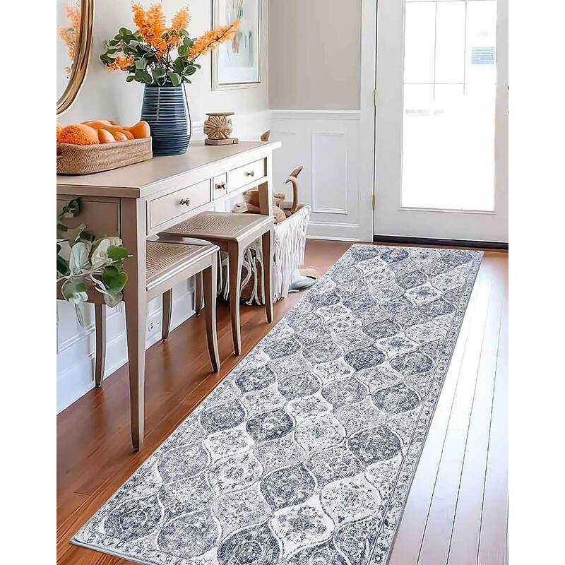 2'6"x8' Stain Resistant Runner Rug,Non Slip Carpet Bed Bath & Beyond